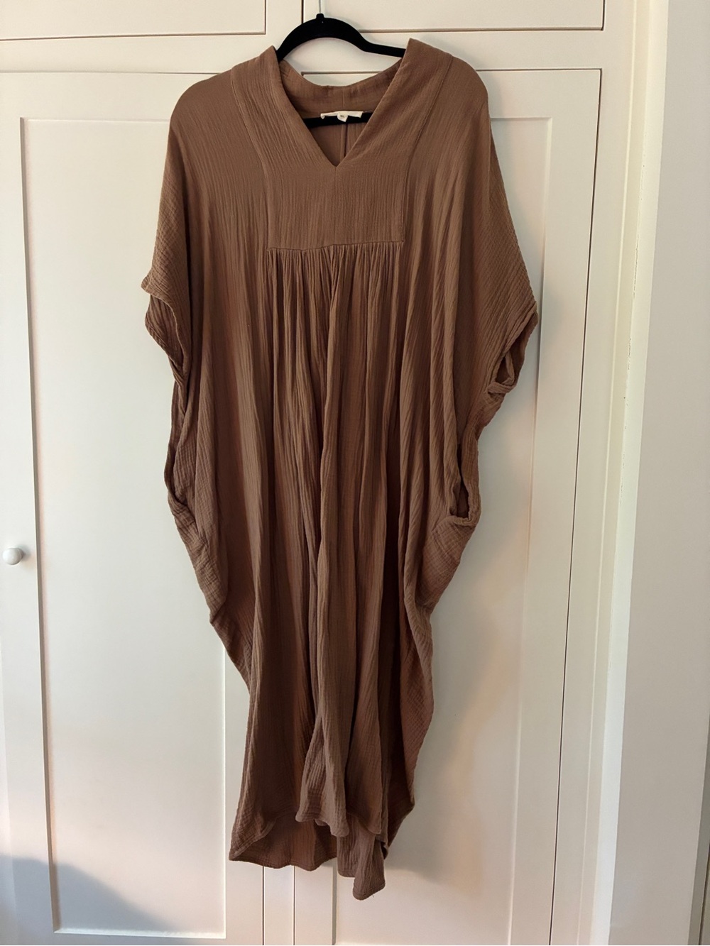 A Mente Loose Fit Midi Dress Brown